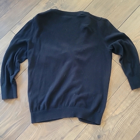 GAP Black Lightweight Women's Cardigan/ Sweater Button Up Size S - Picture 3 of 7